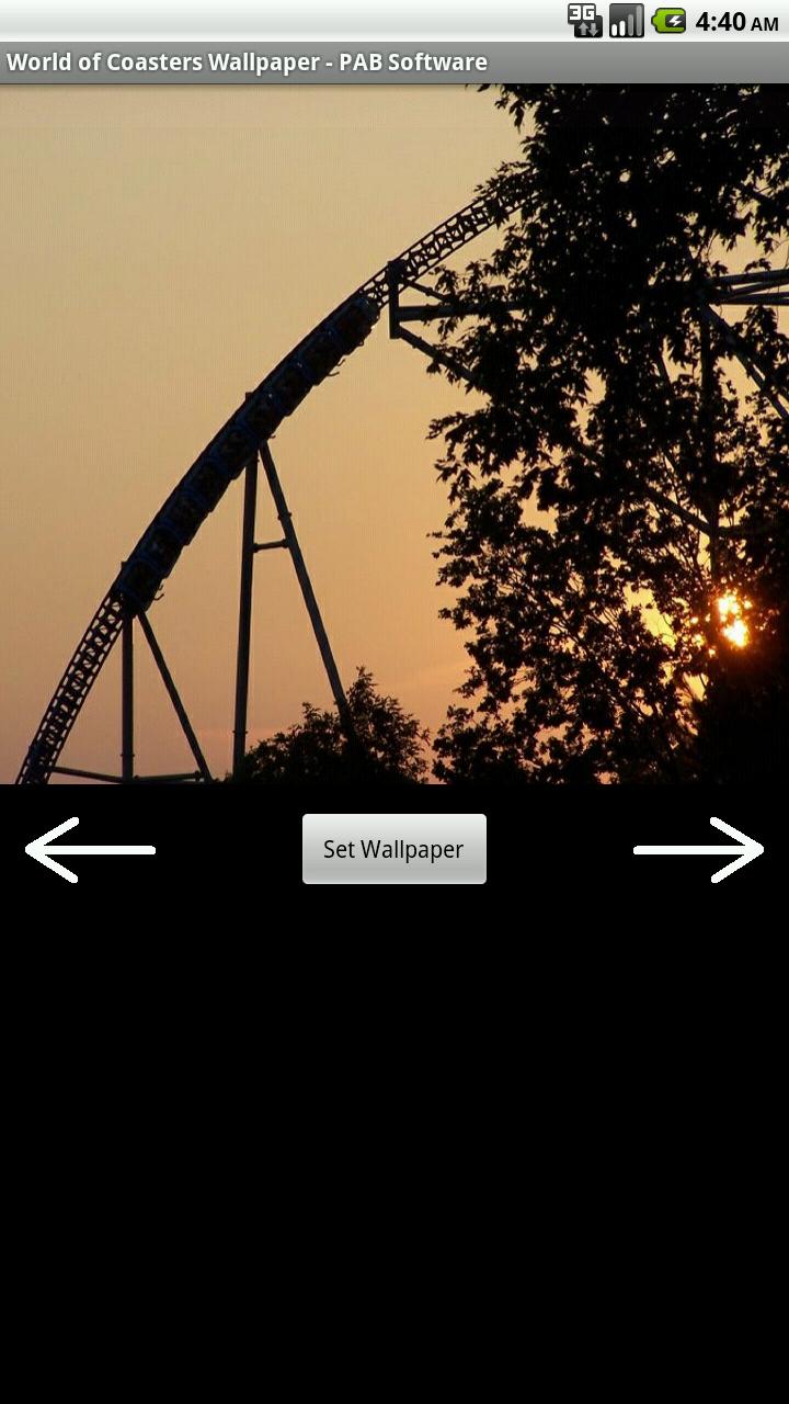 Roller Coaster Free Wallpaper