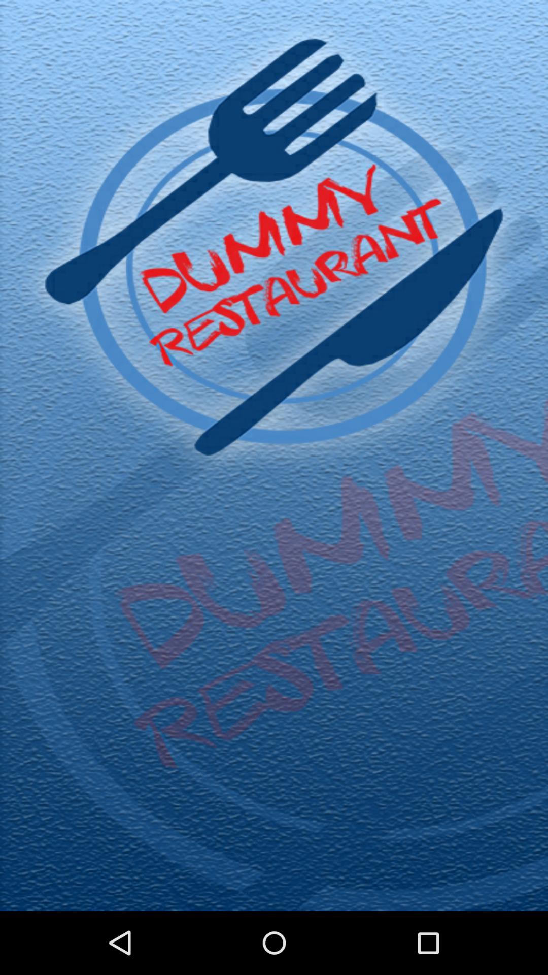 Dummy Restaurant