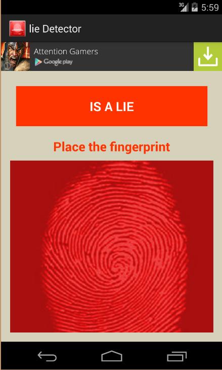 The truth machine, Sensor Game