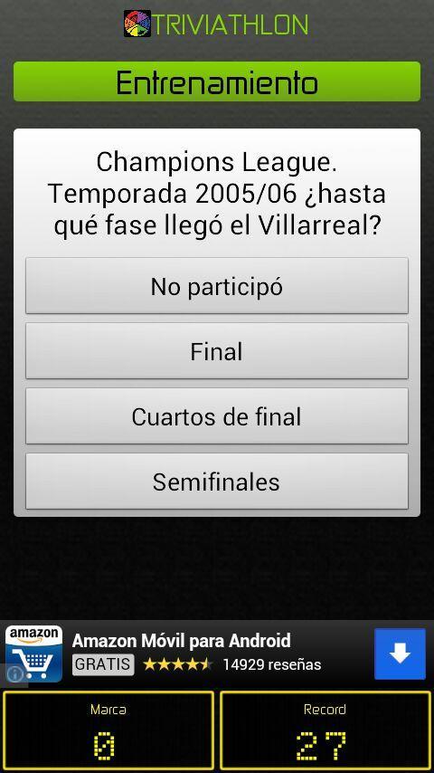 Triviathlon Sports Quiz