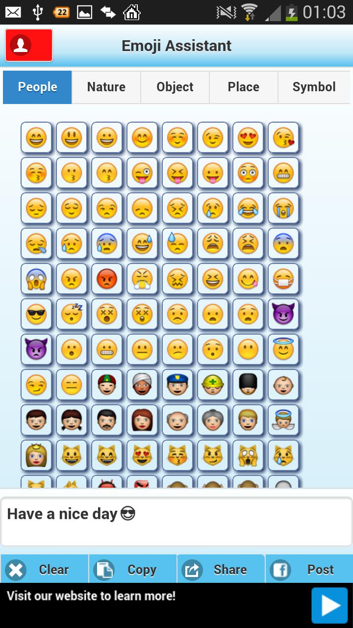 Emoji Assistant for Facebook