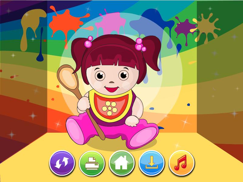 Baby Pages Coloring Games