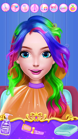 Magic Rainbow Braid Hair Salon