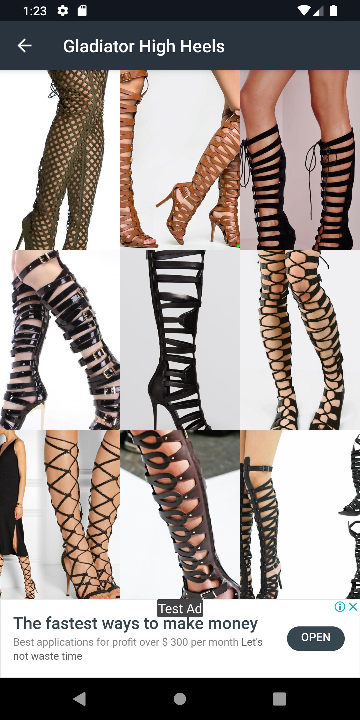 Gladiator High Heels