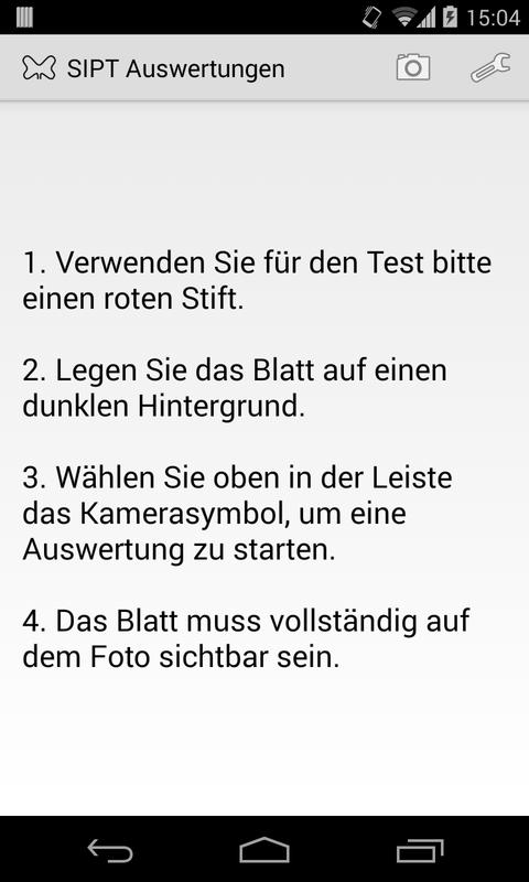 SIPT-Feinmotoriktest