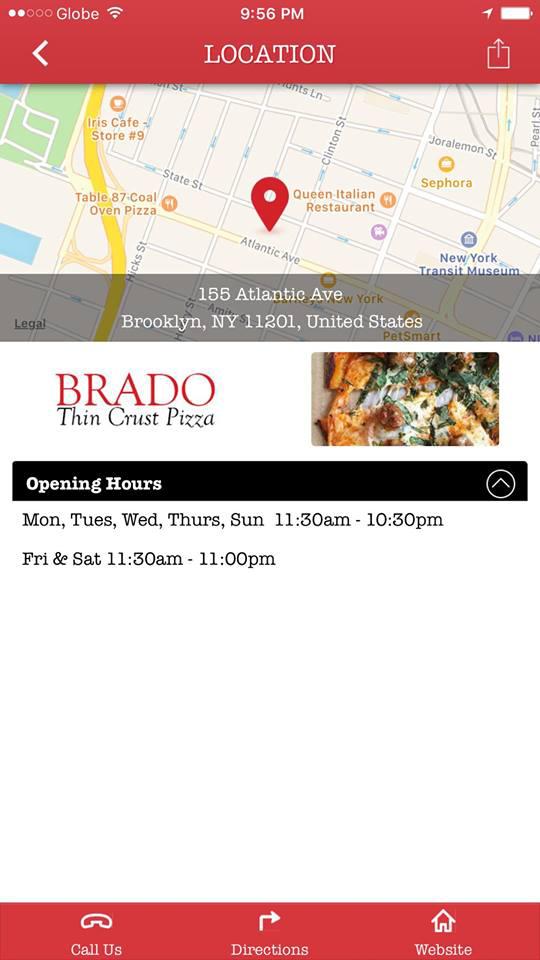 Brado Thin Crust Pizza