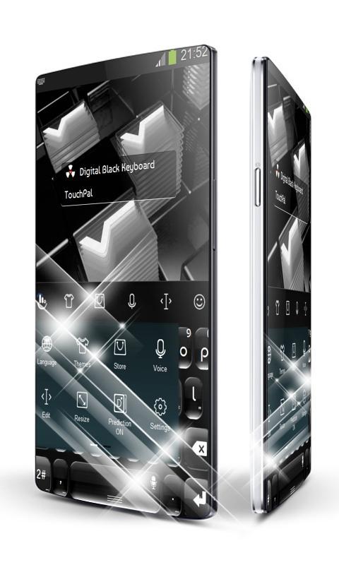 Digital Black Keypad Art