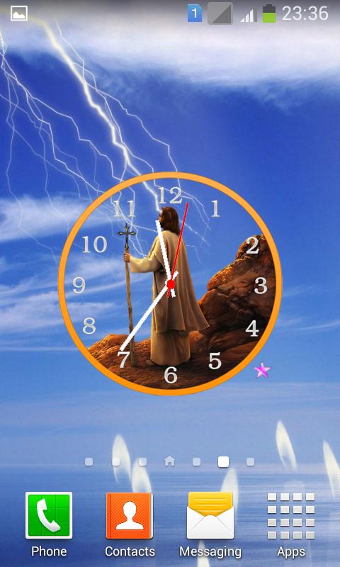 Jesus Analog Clock