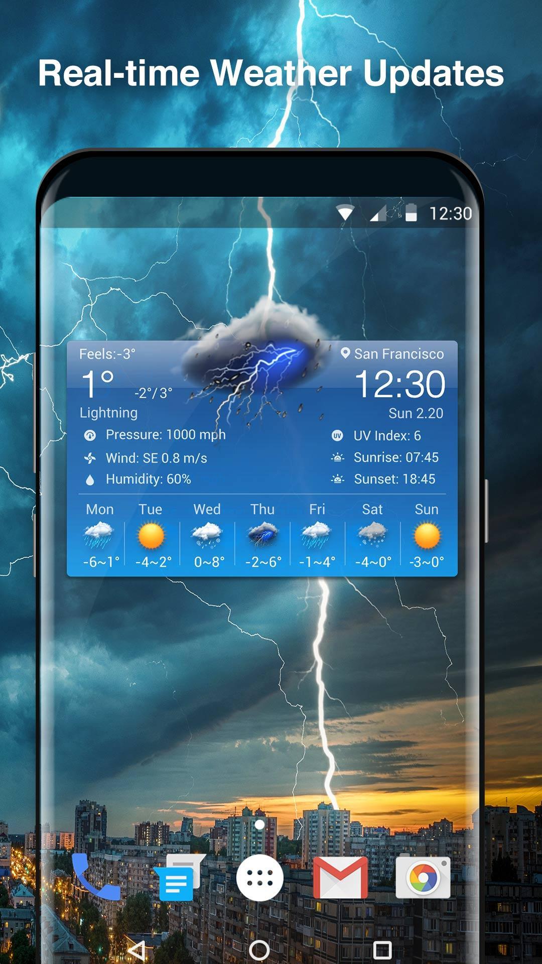 Local Weather Forecast & Clock