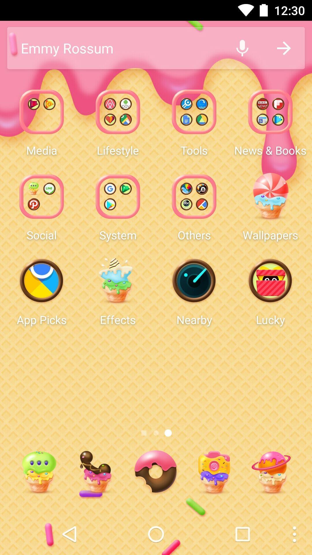 Cartoon Theme - Sweet Ice Cream