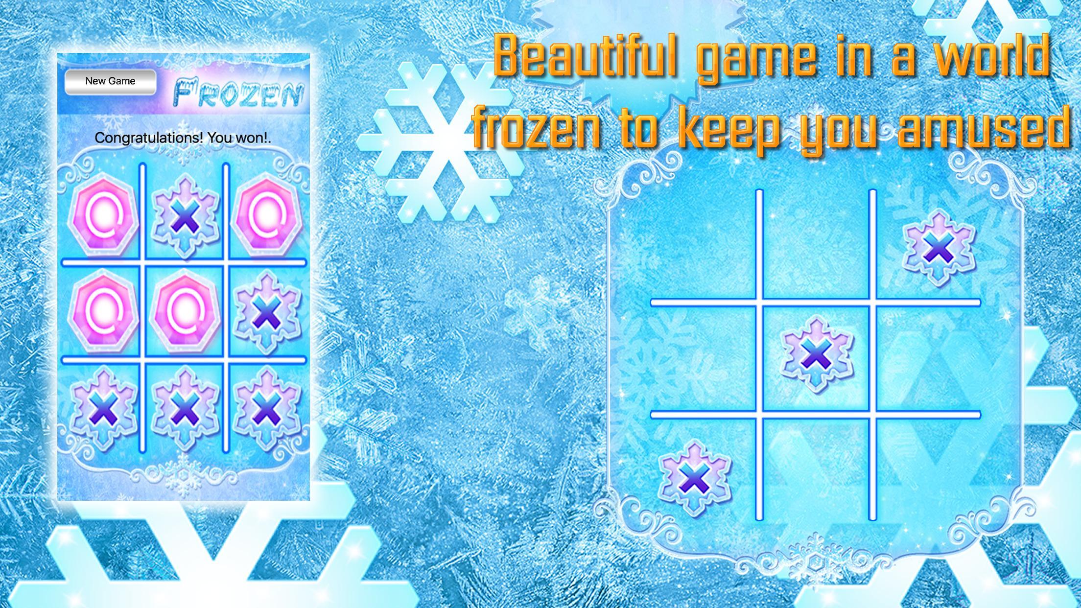 Tic Tac Toe Frozen Glow