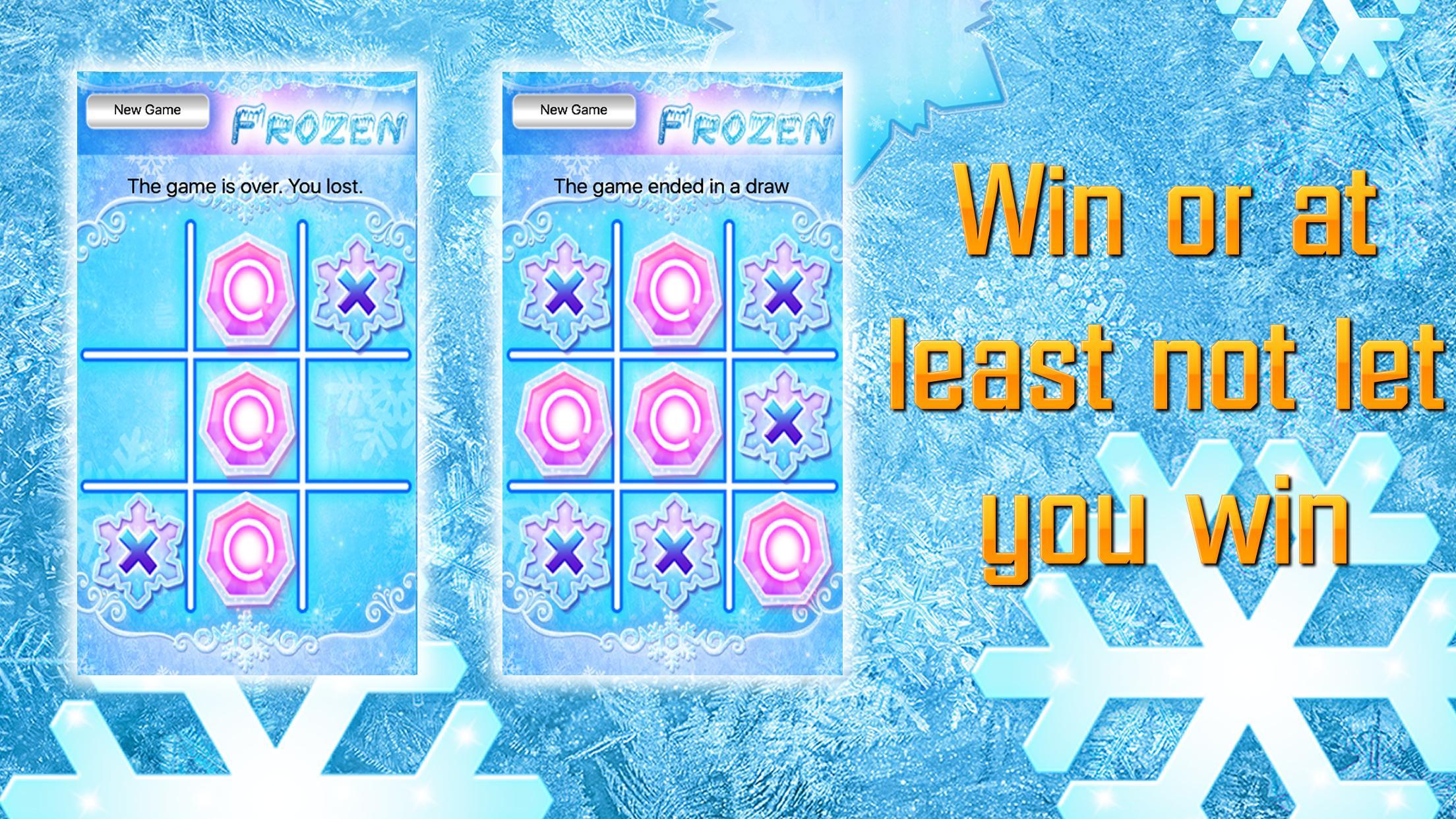 Tic Tac Toe Frozen Glow