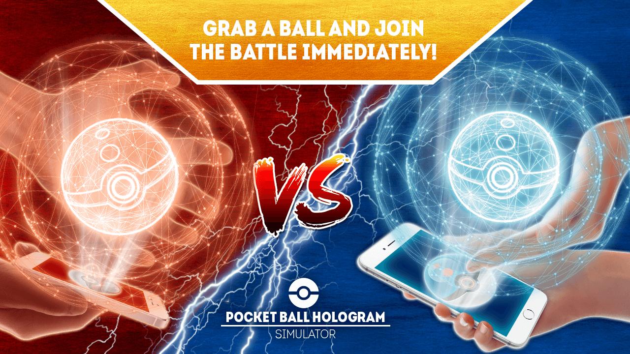 Pocket ball hologram simulator