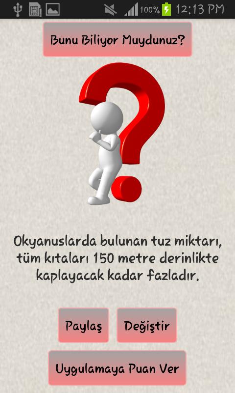 Bunu Biliyor Muydunuz