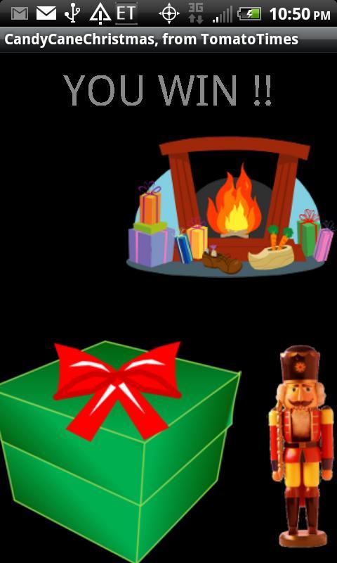 Christmas candy cane drop game