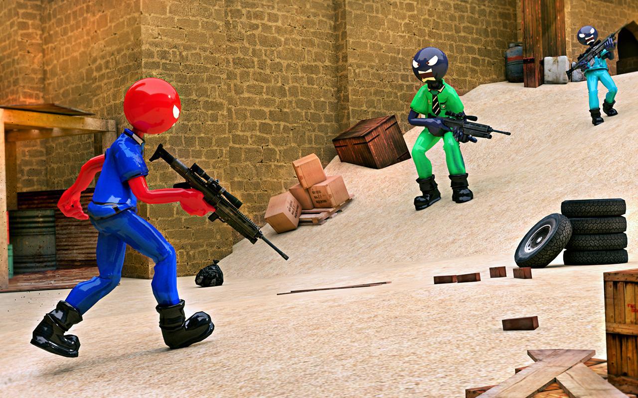 US Army Stickman Shooting Strike