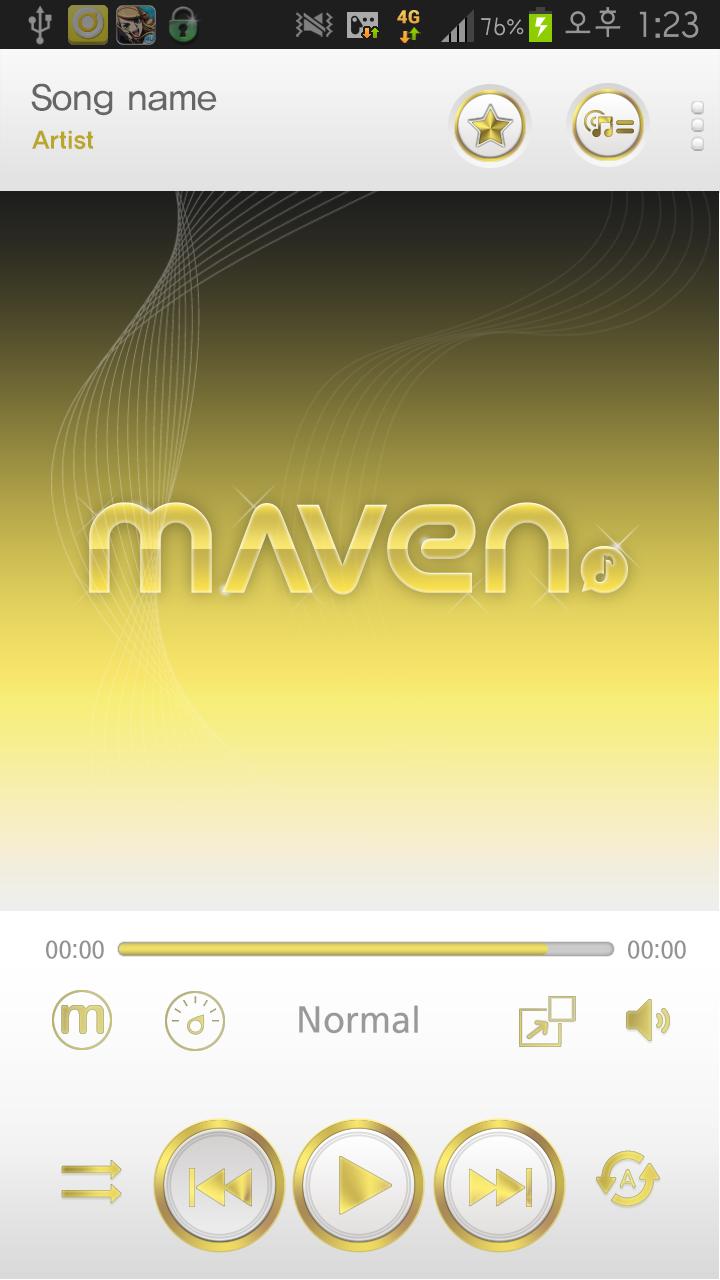 MAVEN Player Gold(White) Skin