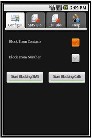 Message and call blocker