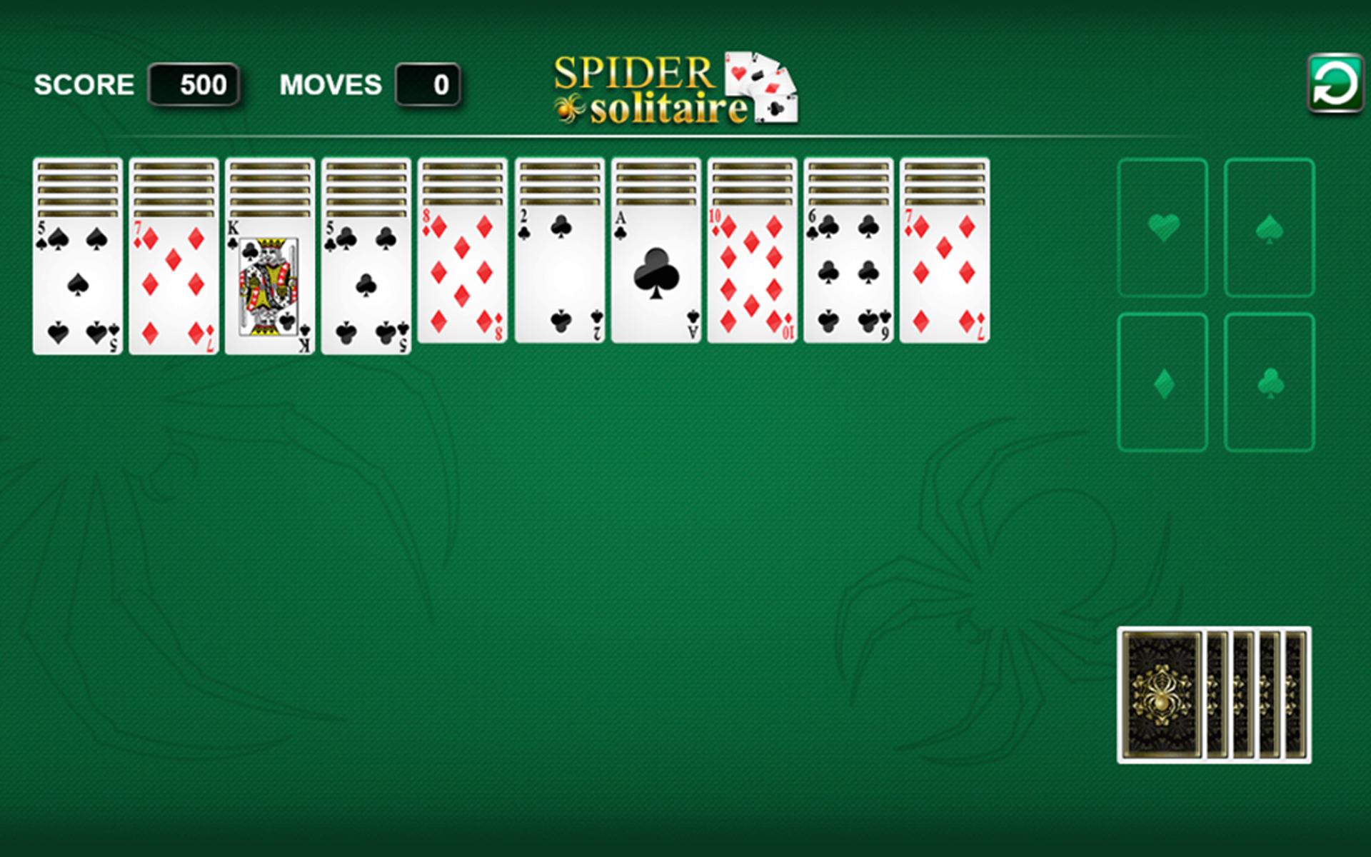 Solitaire Spider card