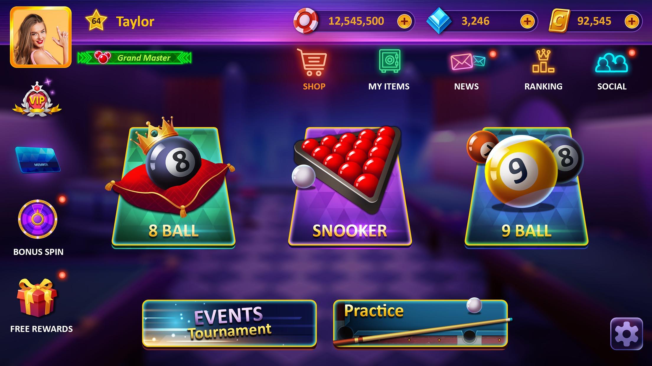 Sir Snooker: 8 Ball Pool Games