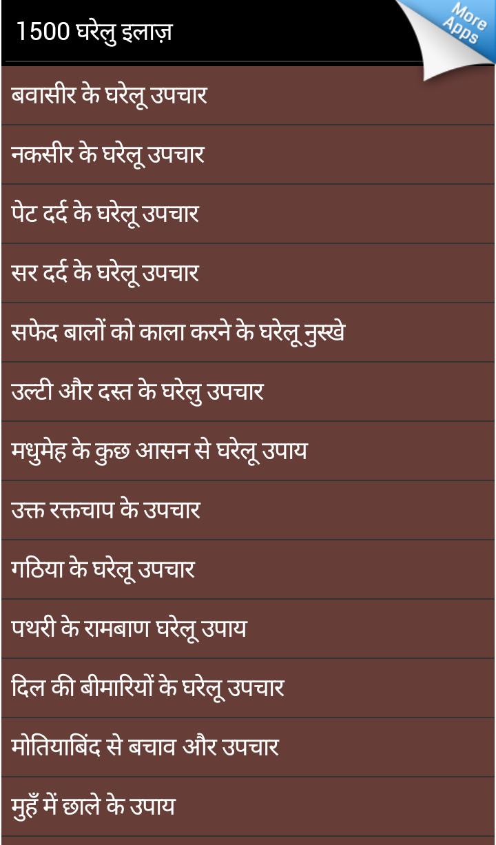 1500 Gharelu Ilaj (upchar)