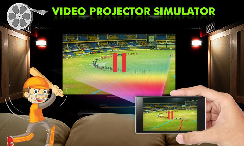 Live Video Projector Simulated