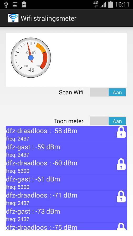Wifi meter : radiation meter