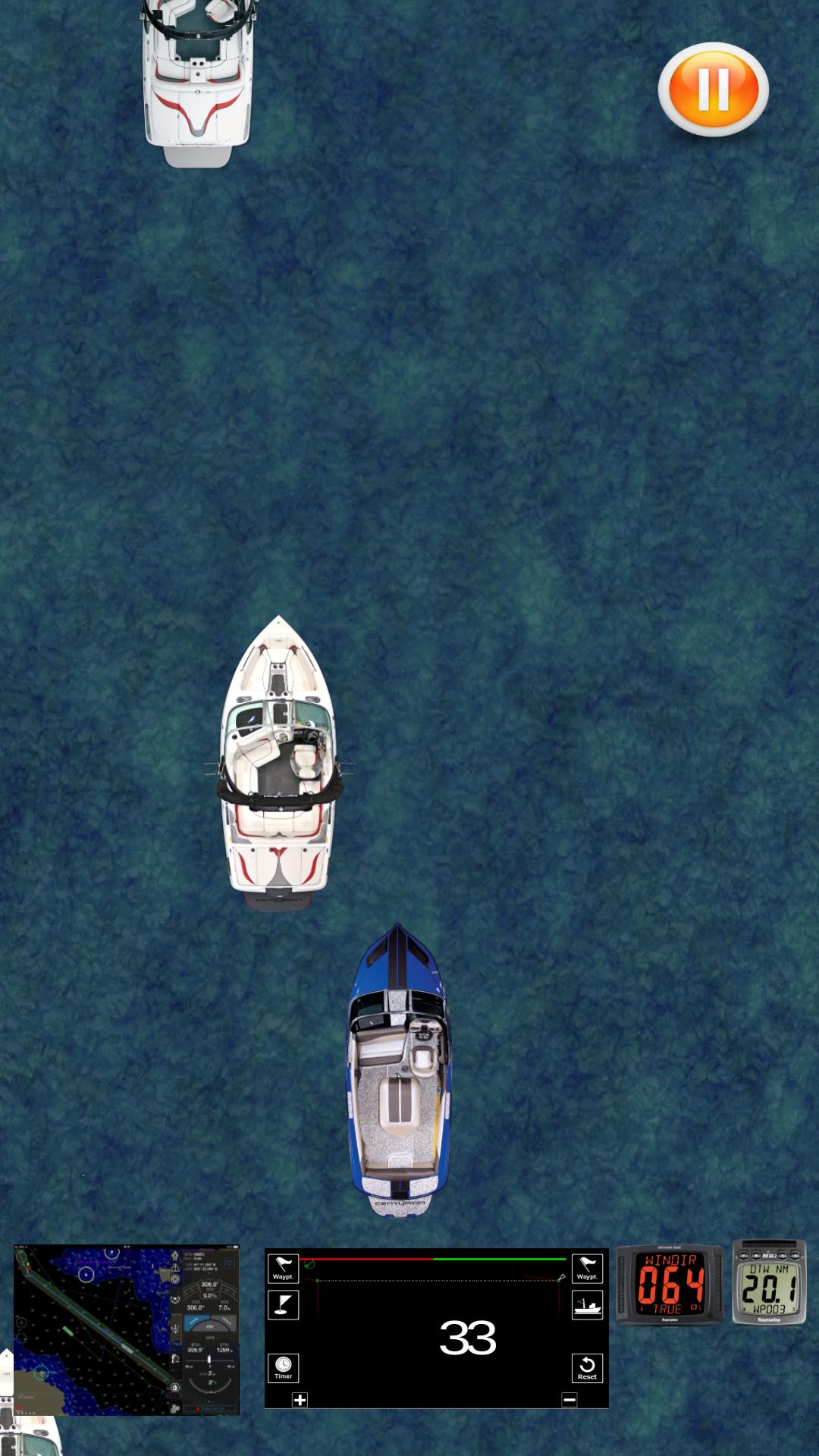 Speed Boat Drag Race