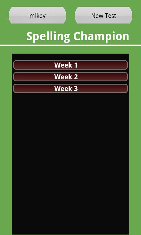 Spelling Test Champion