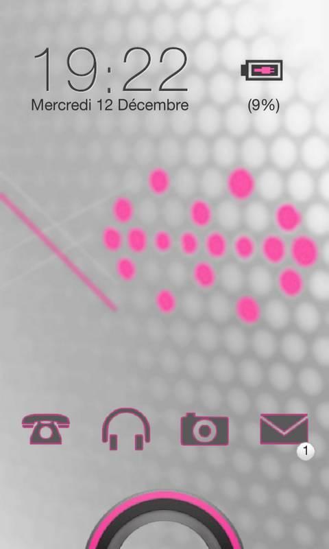 Sense Pink Go Locker theme