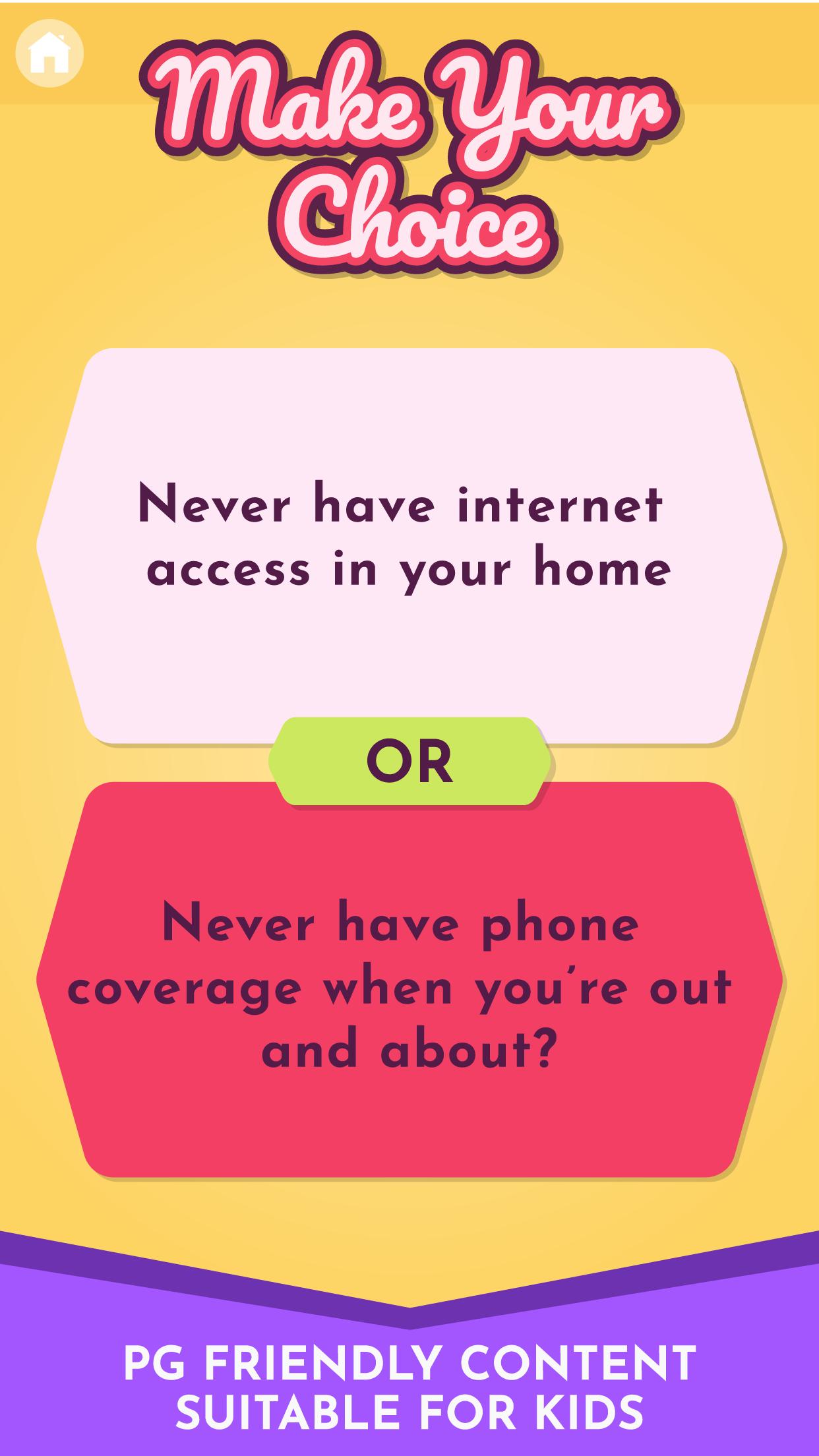 Would You Rather? - A game of difficult choices.