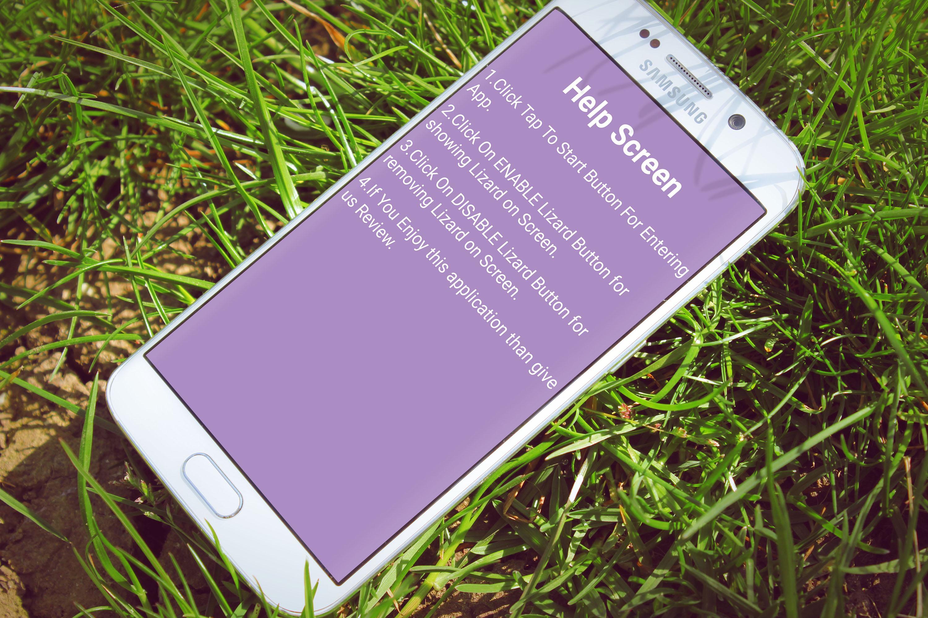 LIZARD ON PHONE (funny app)