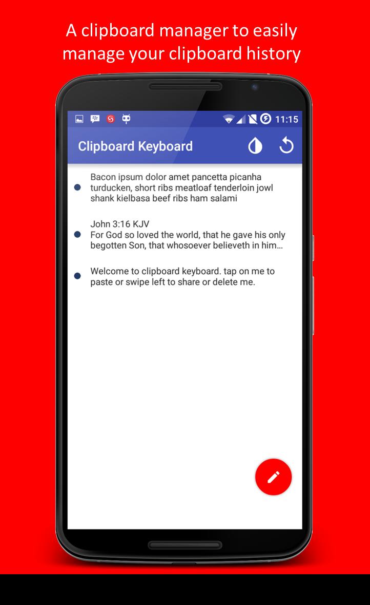 Clipboard Keyboard