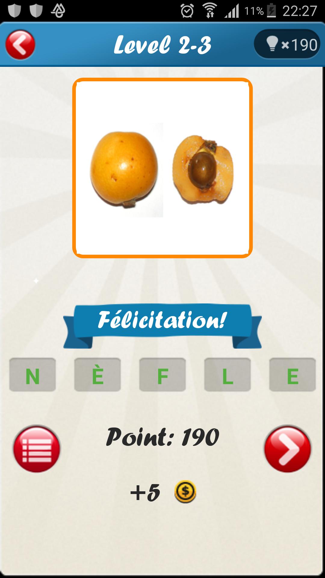 1 Image 1 Mot : Quiz Fruits