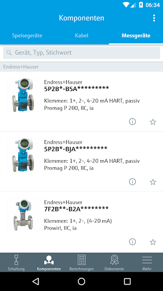 Endress+Hauser ExiCalculator
