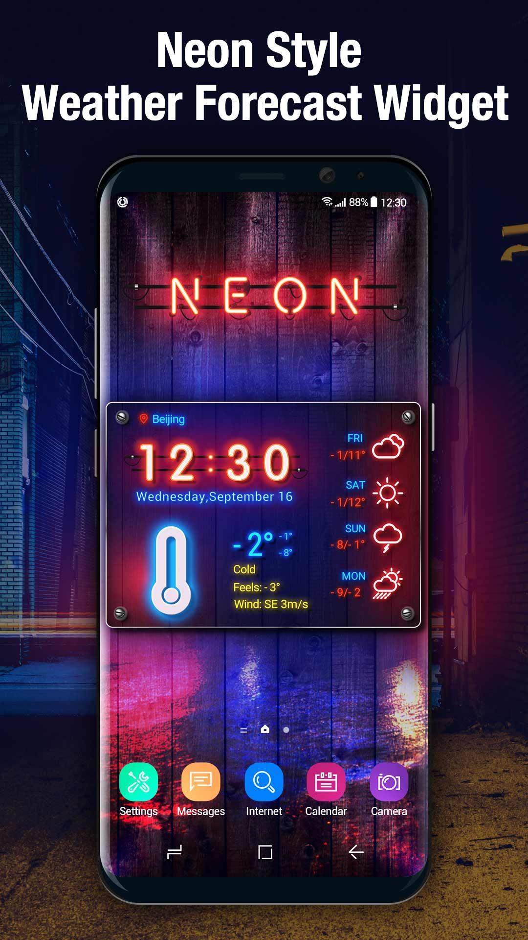 weather on home screen