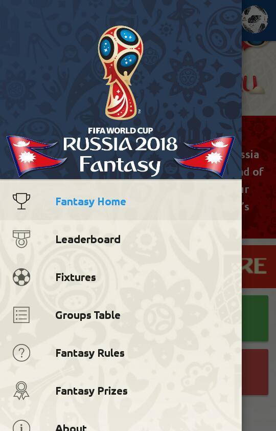 Fantasy World Cup 2018 Nepal