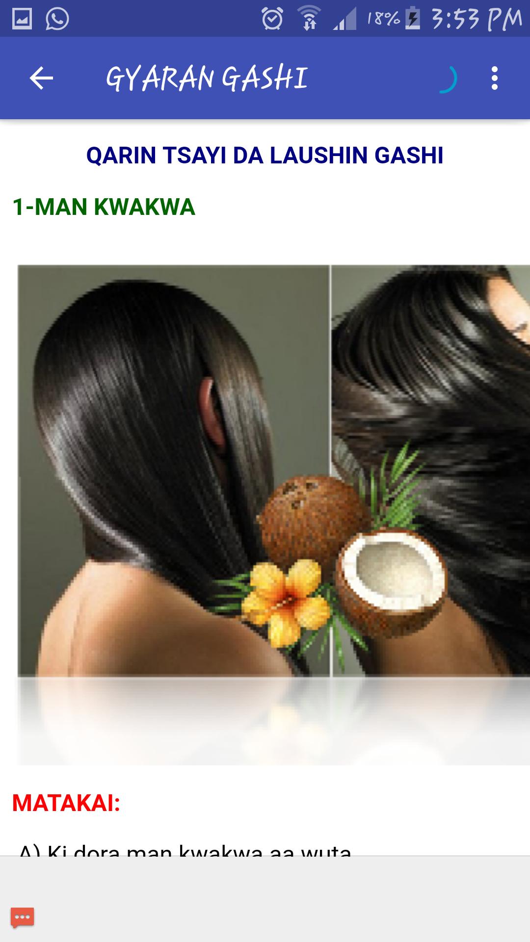 Gyaran Gashi Ga Gimbiyar Mata