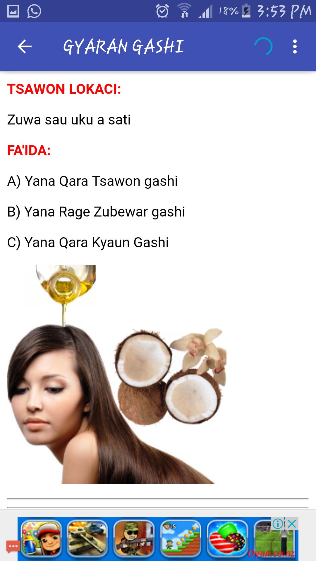 Gyaran Gashi Ga Gimbiyar Mata