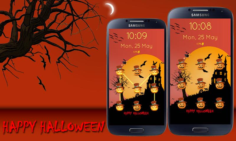 Halloween Pattern Screen Lock