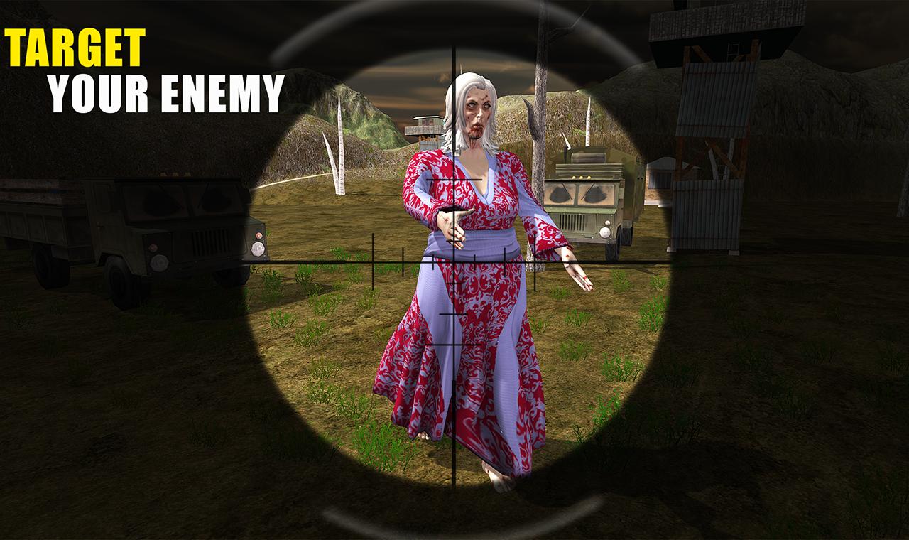 New Us Frontier Granny Zombie Shooter target 19