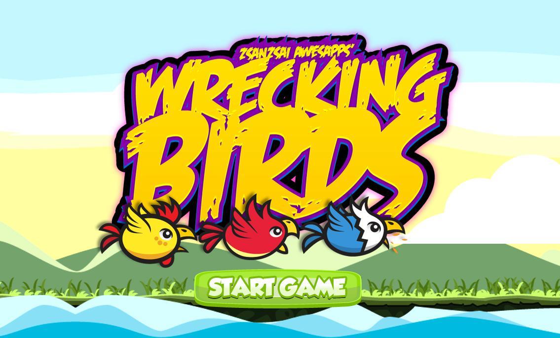 Wrecking Birds Shooting Game!