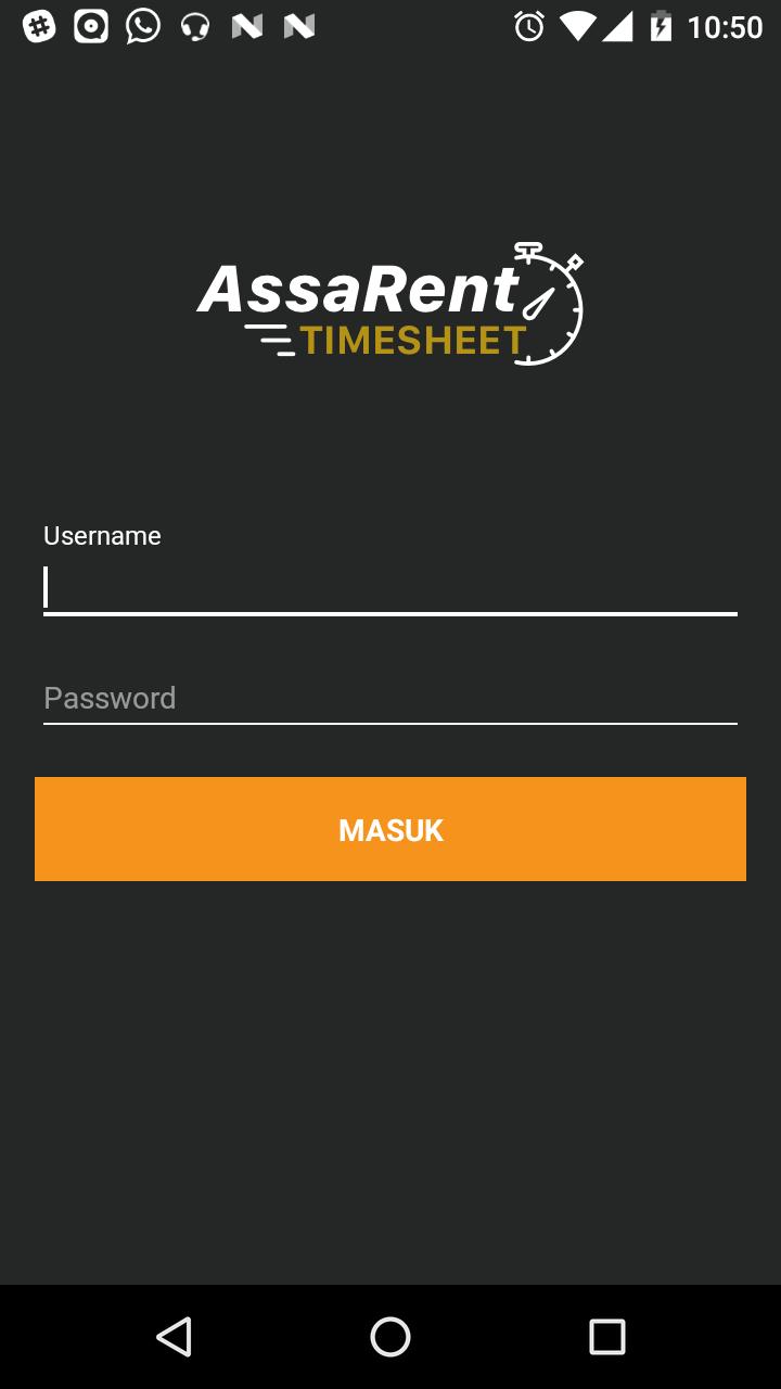 Timesheet Assa Rent