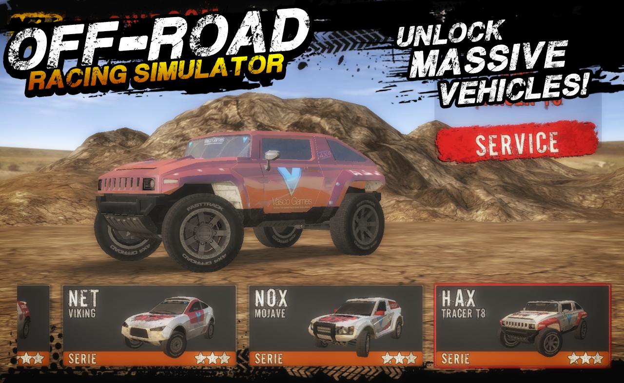 Offroad racing simulation