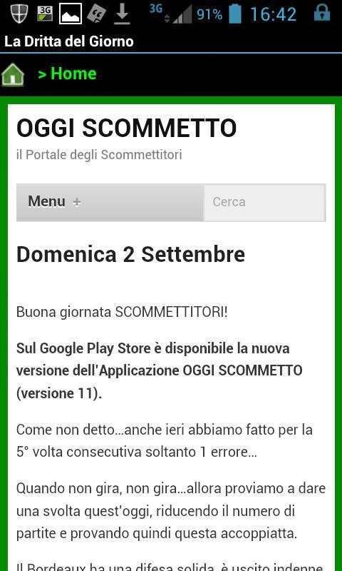 Oggi Scommetto