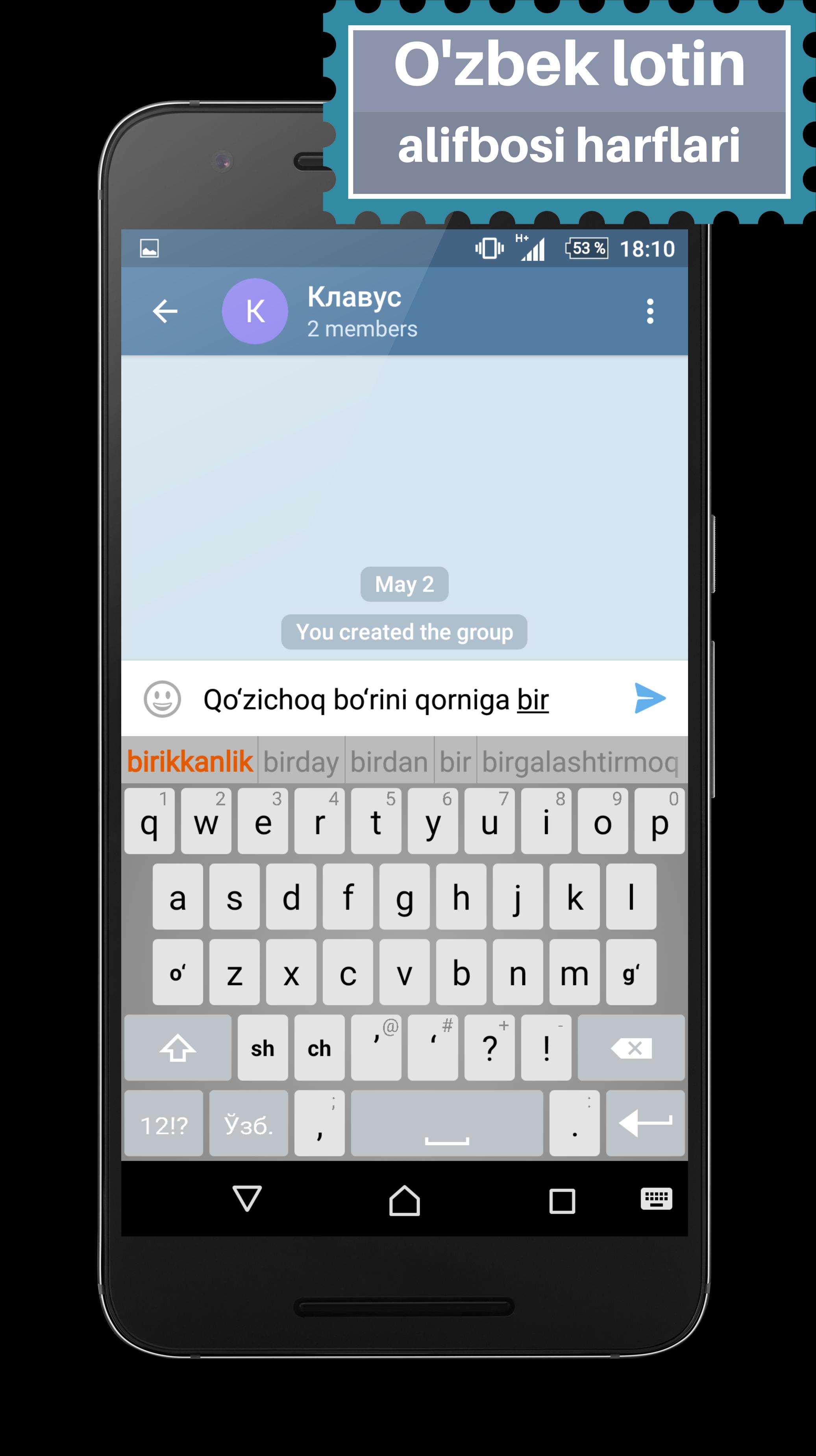Klavus Uzbek Keyboard