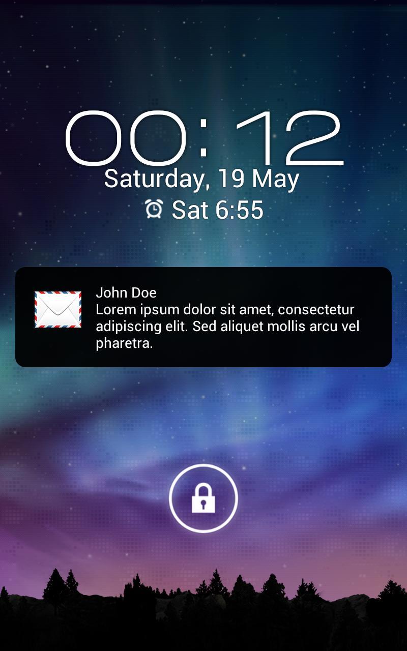 SMS Notification Popup