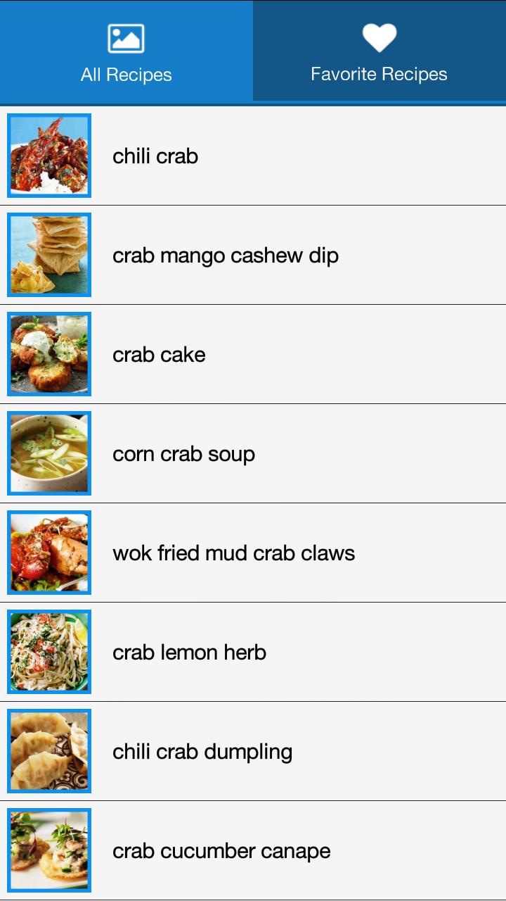 Crab Recipes