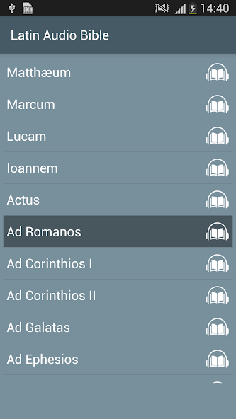 Audio Bible Vulgate in Latin