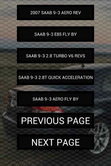 Engine sounds of 9-3